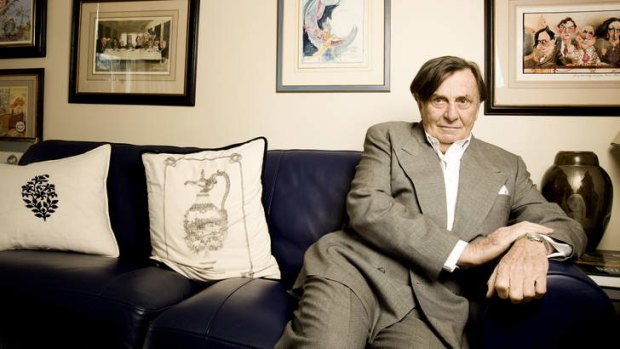 Return to Weimar: Barry Humphries at home in London.