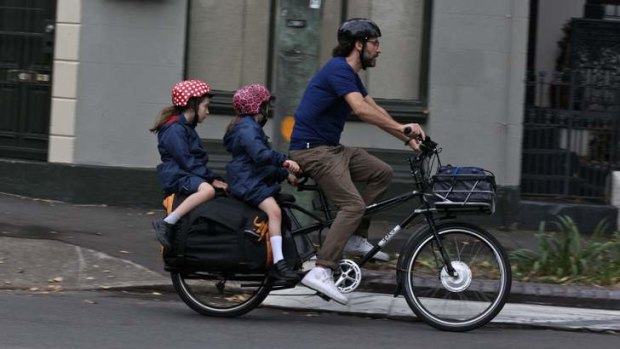 Popular: Sales of bike accessories for children have risen by 30 per cent, retailers say.