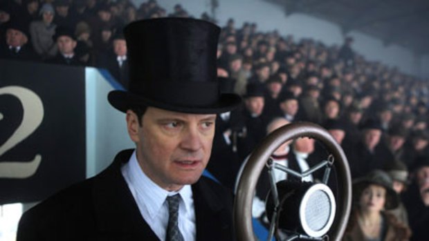 Royal approval ... Colin Firth in <i>The King's Speech</i>.