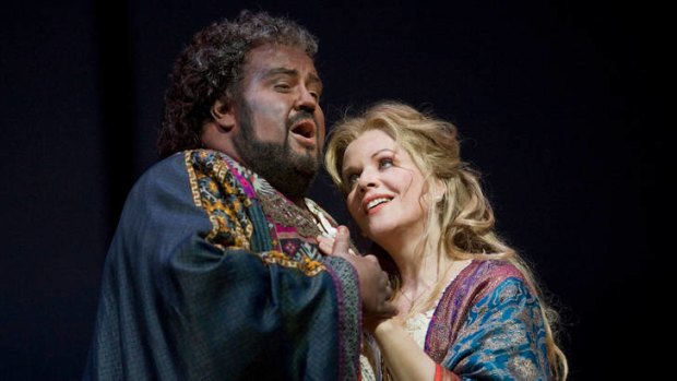 Under pressure &#8230; Johan Botha and Renee Fleming play the leads in <i>Otello</i>.