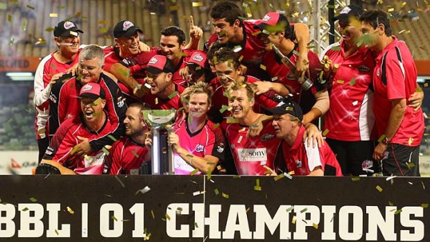A larger piece of the pie ... Channel Nine aims to regain the domestic rights to the Twenty20 Big Bash League.
