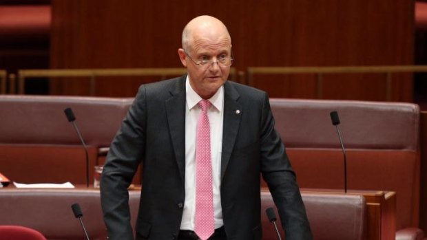 Seeking equality: Liberal Democratic senator David Leyonhjelm.