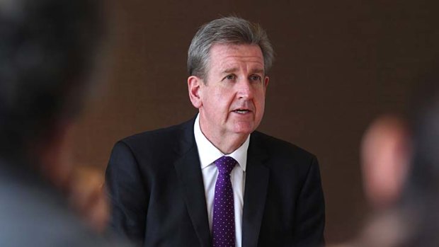 Backed into a tight corner: NSW Premier Barry O'Farrell.