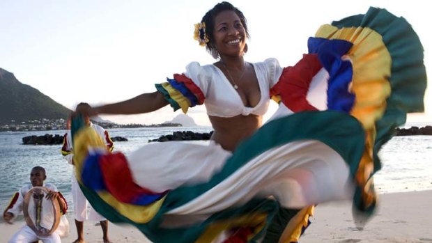 A warm Mauritius welcome.