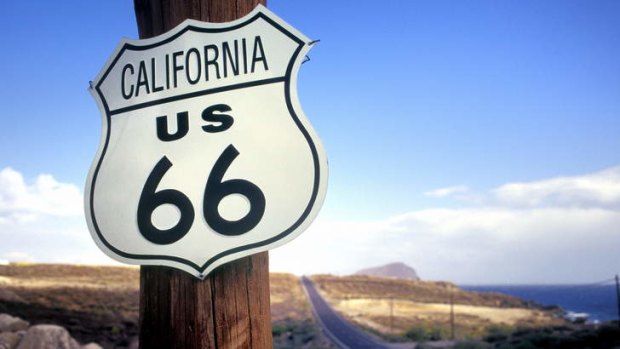 Hit the road ... the scenery and history of Route 66 attract travellers from all over the world.