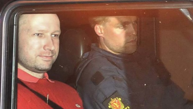 On trial ... Anders Behring Breivik