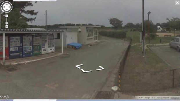 Before and after ... Google maps tsunami destruction in Japan.