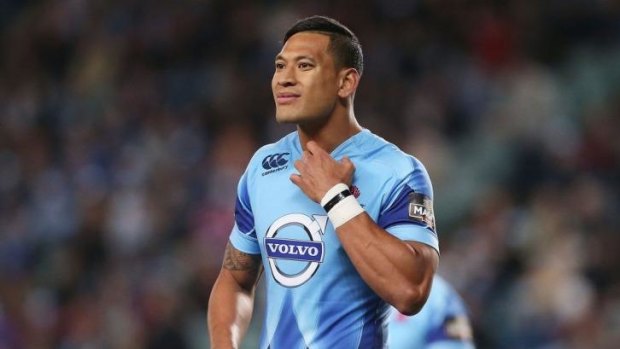 Target: the Eels are again chasing the services of Waratahs scoring machine Israel Folau.