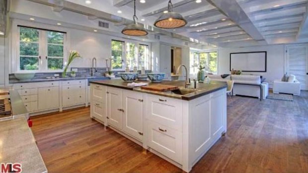 Huge kitchen: Erica Packer has bought a new home.