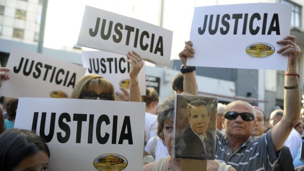 A rally in January in Buenos Aires to demand justice for Alberto Nisman. 
