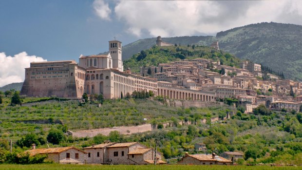 The Basilica of St Francis, at Assisi is an UNESCO-listed World Heritage site.