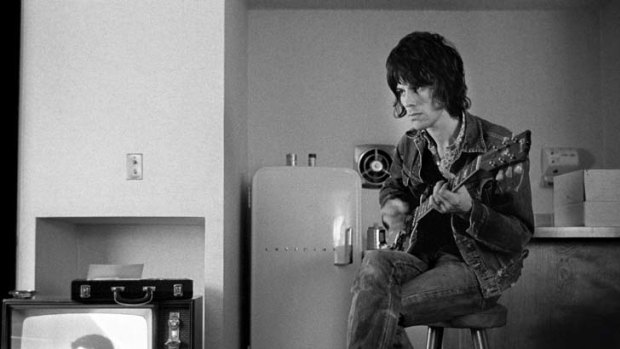 Snap happy &#8230; Rolling Stone photographer Baron Wolman's portrait of Jeff Beck.