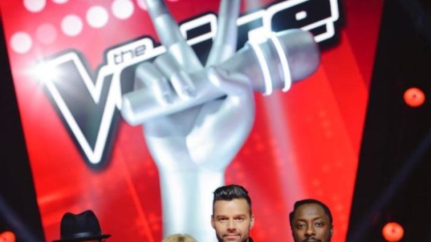 <i>The Voice</i> coaches: Joel Madden, Kylie Minogue, Ricky Martin and will.i.am.