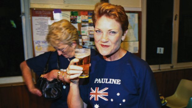 New horizons ... Pauline Hanson says  Australia is no longer the land of opportunity.  She is planning to move to Britain after selling her Queensland property.