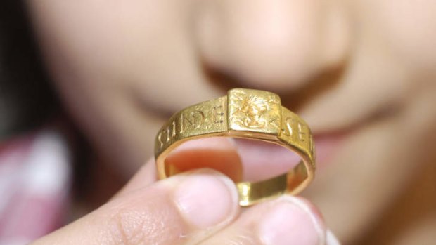 Precious ... A Roman gold ring that could have inspired JRR Tolkien to write <i>The Hobbit</i> and <i>The Lord of the Rings</i> is going on exhibition in England.