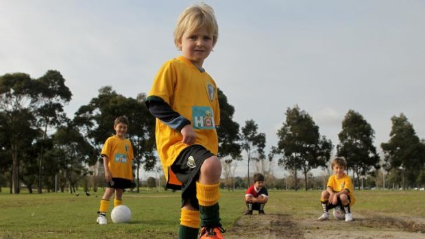 Middle Park Football Club players, such as the five to nine-year-olds have been unable to use the damaged Albert Park grounds since the Australian Grand Prix.