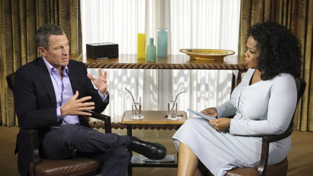 Confession: Lance Armstrong opens up to Oprah Winfrey.
