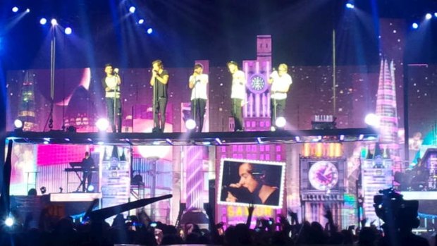 One Direction get Adelaide crowds shrieking at their first Australian gig on Monday.