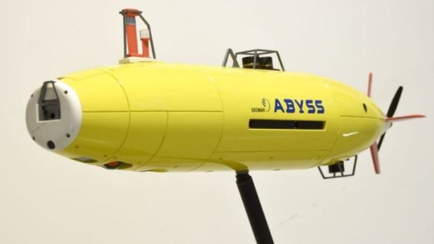 May join MH370 search ... the Autonomous Underwater Vehicle (AUV) 'Abyss' can operate in depths up to 6000 metres and stay submerged for up to 22 hours.  