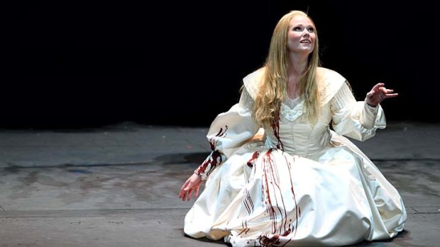 Prize winner: Jessica Pratt performs in Lucia di Lammermoor.