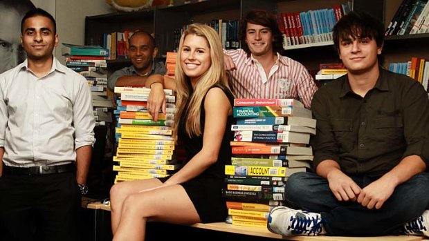 Challenged: Founders of textbook rental company Zookal.