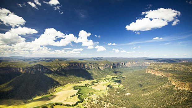 Rugged beauty ... the Capertee Valley is said to be almost a kilometre longer than the US's Grand Canyon.