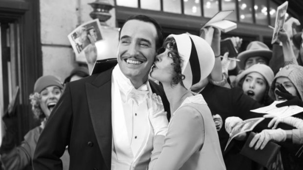 Jean Dujardin and Berenice Bejo hark back to cinema's early days.