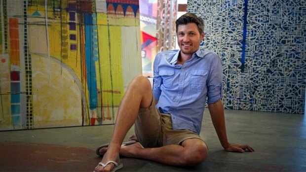Fremantle artist David Spencer has had his work selected to grace the cover of a MacDonald's chip container at the FIFA World Cup in Brazil.