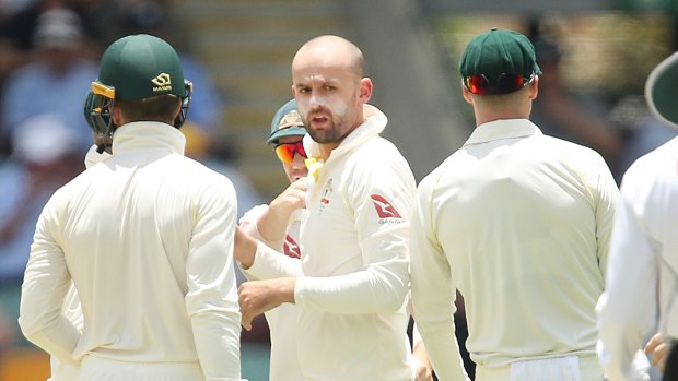 Smart: Lyon says his pre-Test comments took pressure off Cameron Bancroft and Tim Paine.