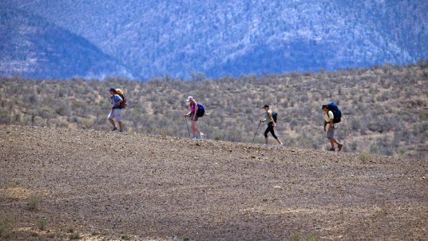 South Australia. Hiking Northern Flinders Ranges.