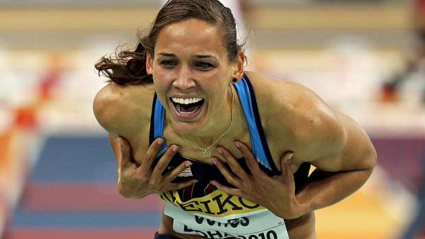 'Harder than training' ... Athlete Lolo Jones.