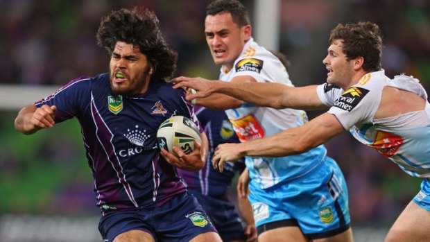 Tohu Harris of the Melbourne Storm.