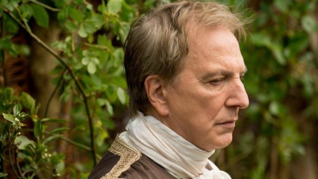 Many talents: Alan Rickman as King Louis XIV in <i>A Little Chaos</i>.