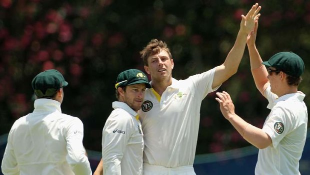 Likely candidate ... James Pattinson's four-wicket haul for Australia A against New Zealand couldn't have come at a better time with the Test attack riddled with injuries.