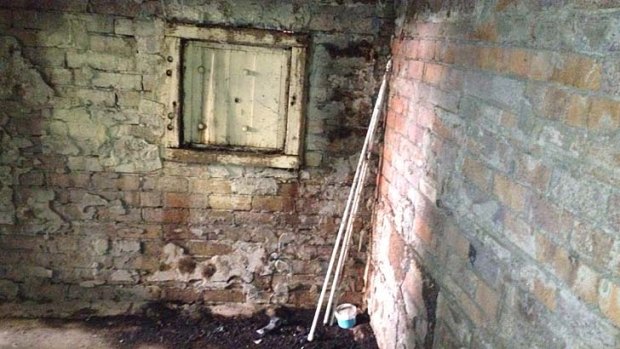 Horrific end: the room in which Daniel Kempton says Adrian Trevett was tortured.