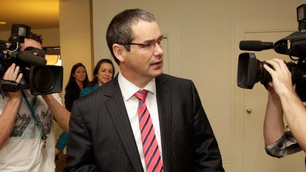 Changed odds ... Communications Minister Stephen Conroy.