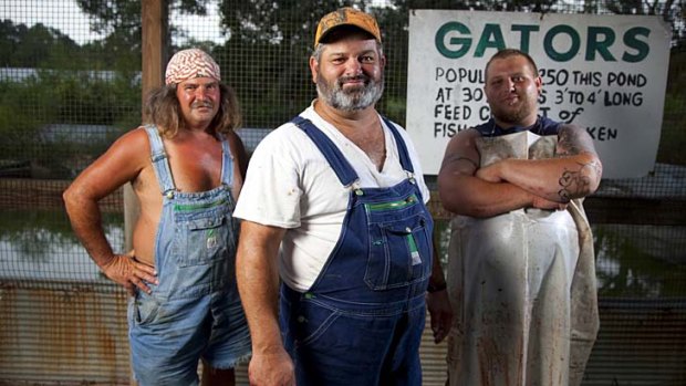 The Louisiana residents who figure in the 7Mate show about hunting alligators.