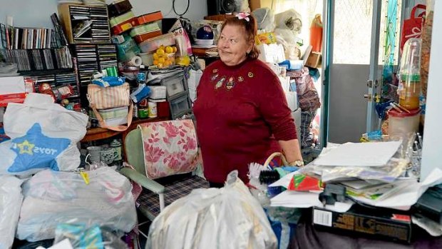 Anne Petts has been working on her hoarding problem for eight months.
