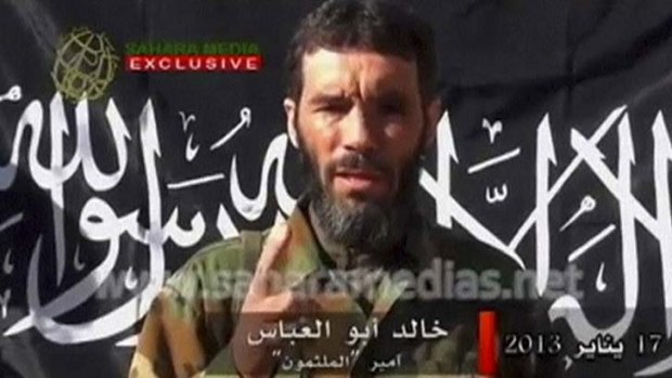 Killed by soldiers in Mali: Mokhtar Belmokhtar, still image taken from a video released by Sahara Media, is reportedly the al Qaeda mastermind of a hostage-taking at an Algerian gas plant in January.