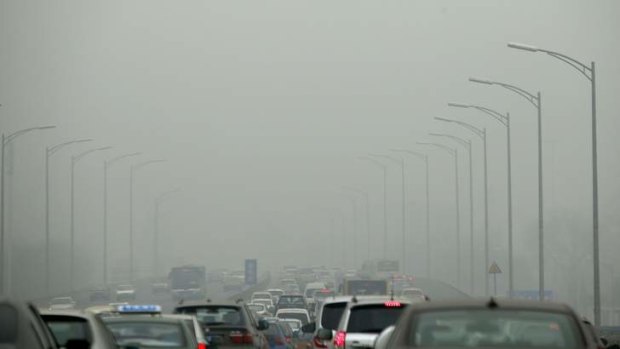 Driving blind: Air pollution dominates conversation in China.