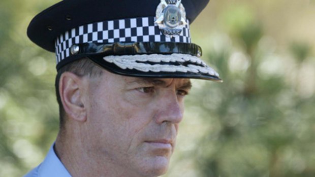 In the clear - Police Commissioner Karl O'Callaghan.