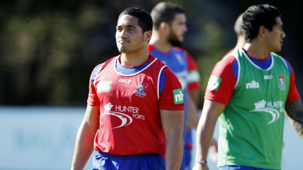 Wanted man: Sione Mata'utia is hot property after impressing with the Knights this season.