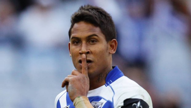 "If we talk about that too much, we'll go the other way" ... the Bulldog's Ben Barba on his team's title chances.
