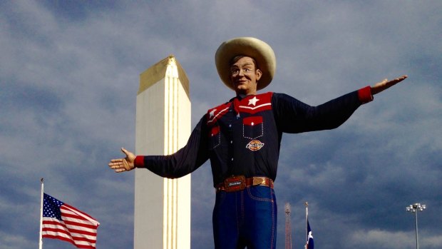 Super-sized cowboy Big Tex.