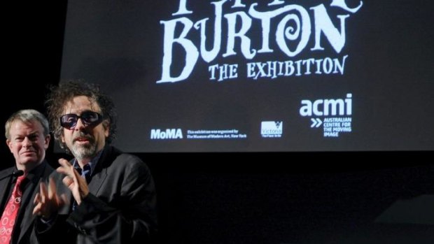 With Tim Burton in 2010.