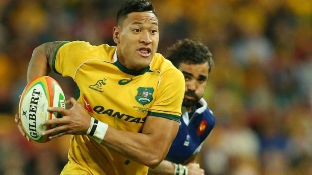 Star power: Israel Folau is one of the prolific tryscorers in world rugby.
