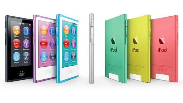 Shopping spree ... Apple's iPod nano.