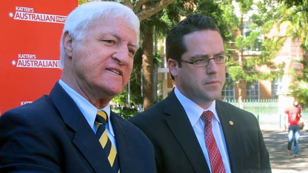 Bob Katter and Aidan McLindon: No formal Australian Party policy as yet on abortion.