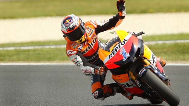 Casey Stoner doesn't waste his time on dead-ends or lost causes.