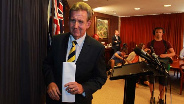 NSW government is "determined to act": Premier Barry O'Farrell.